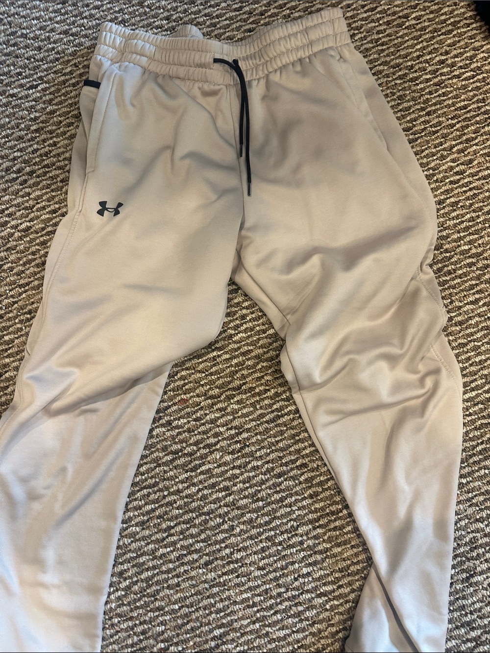 Under Armour Men’s Light Gray Performance Joggers